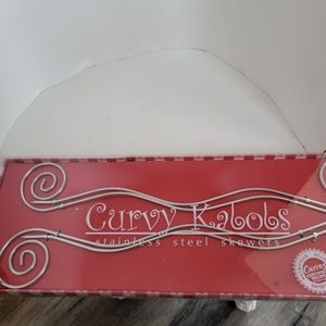 Curvy Stainless Steel Kabobs